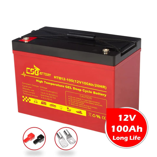 Csbattery 12V 100ah/150ah/200ah Deep-Cycle-Gel Bateria Solar Battery for VRLA/SLA/SMF/Mf/AGM/Rechargeable/UPS/Lead-Acid/Solar