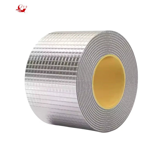 CE Certified Strong Aluminium Foil Flashing Self-Adhesive Butyl Rubber Waterproof Tape Modern Housing Leak-Proof for Warehouses