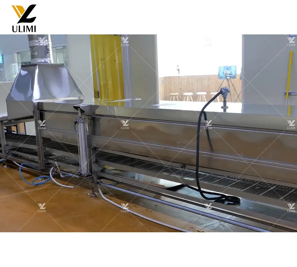 Fully Automatic Stainless Steel Wavy Instant Noodle Machine Food-Grade 60,000 Bags 8 Hours Includes Dough Sheeter-for Food