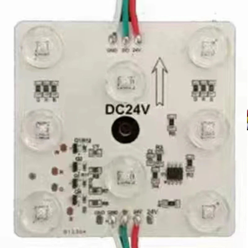 DC 24V square Rgb Led Modules 24V Rgb 16703 Dmx512 Ic square Led Module for Advertising Ceiling Light Box 24v Module Led Light