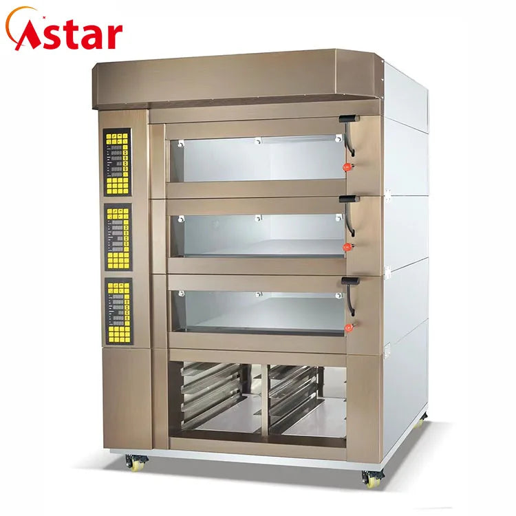 Astar Baking Equipment Commercial Industrial Pita Bread Maker Pizza Electric Gas Baking Oven Bakery Machinery for Bread Making