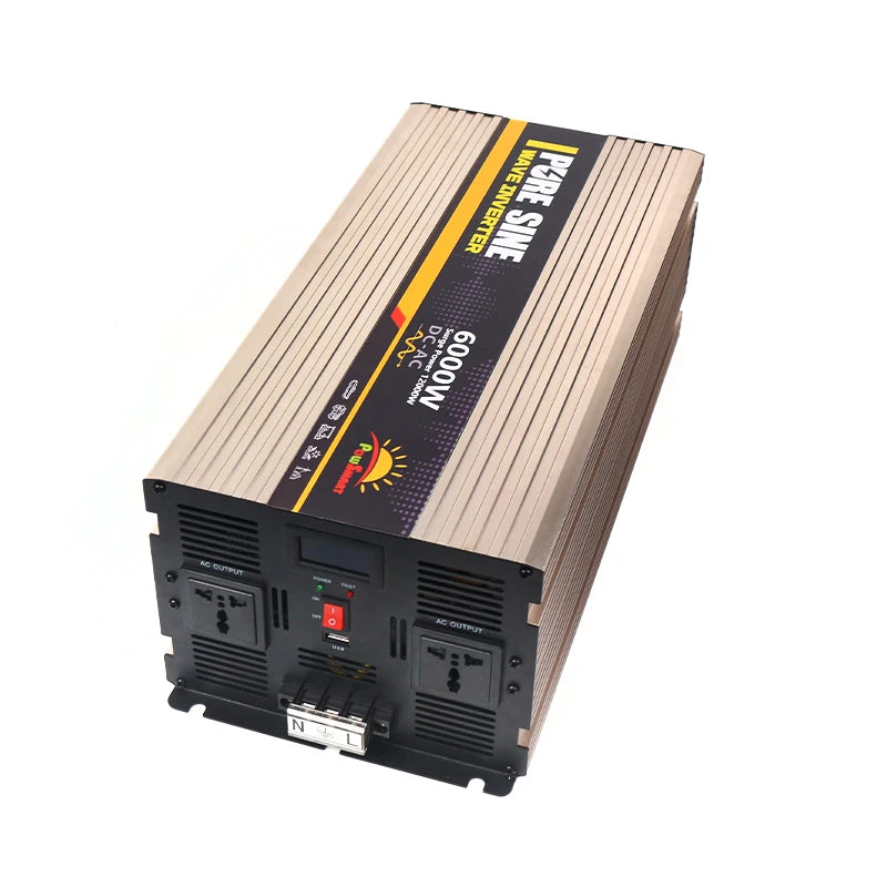 High Frequency Inverter 1kw to 6kw off Grid Solar Power Inverter with Pure Sine Wave 12V/24V/48V Inverters & Converters