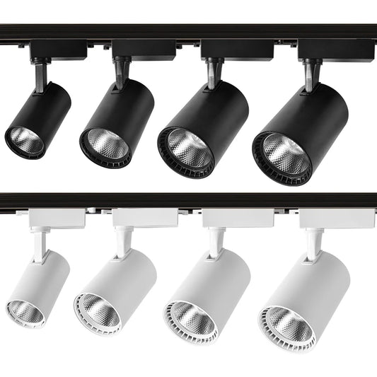 Professional Project Lighting Aluminum Rail Spotlight Adjustable Showroom Shop Exhibition 30W LED Track Light