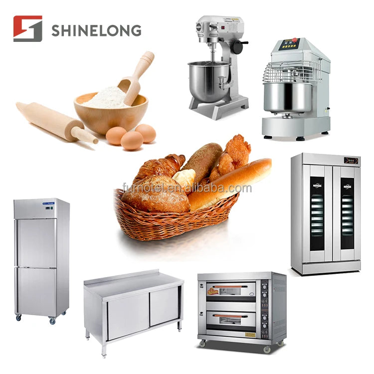 Shinelong Complete Set Bread Pastry Cakes Oven China Professional Industrial Commercial Kitchen Bakery Machine Baking Equipment