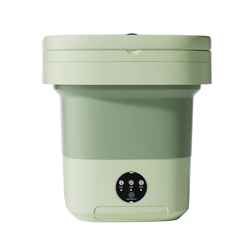 Folding Washing Machine Small Automatic Washing Machine Portable Baby Underwear Mini Washing Machine
