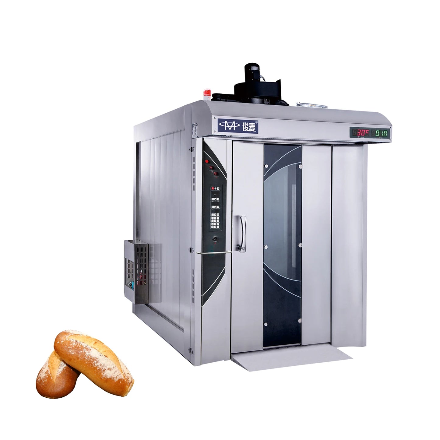 Bakery Equipment Catering Kitchen Equipment Industrial Commercial Gas Bread Machine 32 Trays Rotary Oven
