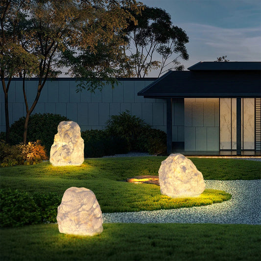 Christmas Decoration Products Lawn Stones Landscape Waterproof Lighting, Outdoor Courtyard Lights LED Lawn Lights