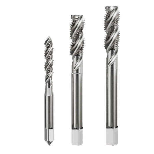 Alloy USA Metirc UNC End Mill Lathe Machine Tap Hand Tools Spiral Point Tapping Thread Tap Aluminum Spiral/Straight Flute Tap