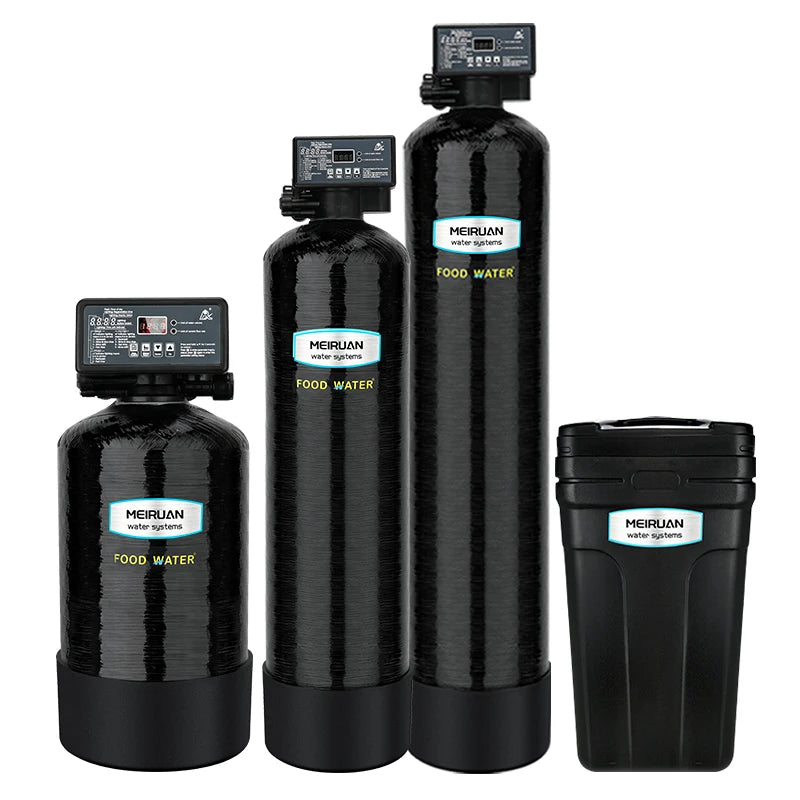 Large Flow 1000L Home Water Softener Central Automatic With Alkali Removal Resin Portable Filter for RV and Whole House Use