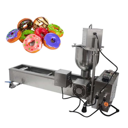 Commercial Electric Doughnut Maker Stainless Steel Donut Fryer for Restaurant Use Full Automatic Donut Fryer Machine