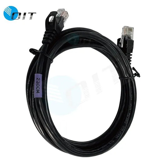 High-Speed Black Cat 6 Cat5 Ethernet Cable - 2.5m Custom Length