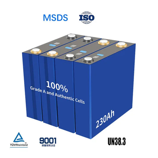 LiFePO4 Built in 200ah BMS Deep Cycle Lithium Iron 3.2V 105ah Battery for RV Trolling Motor Solar System Marine Maintenance-Free