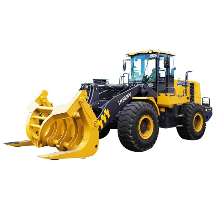 High Quality LW550FNJ 5 Ton Wheel Loader with Log Grab for Timber Ports Best Price
