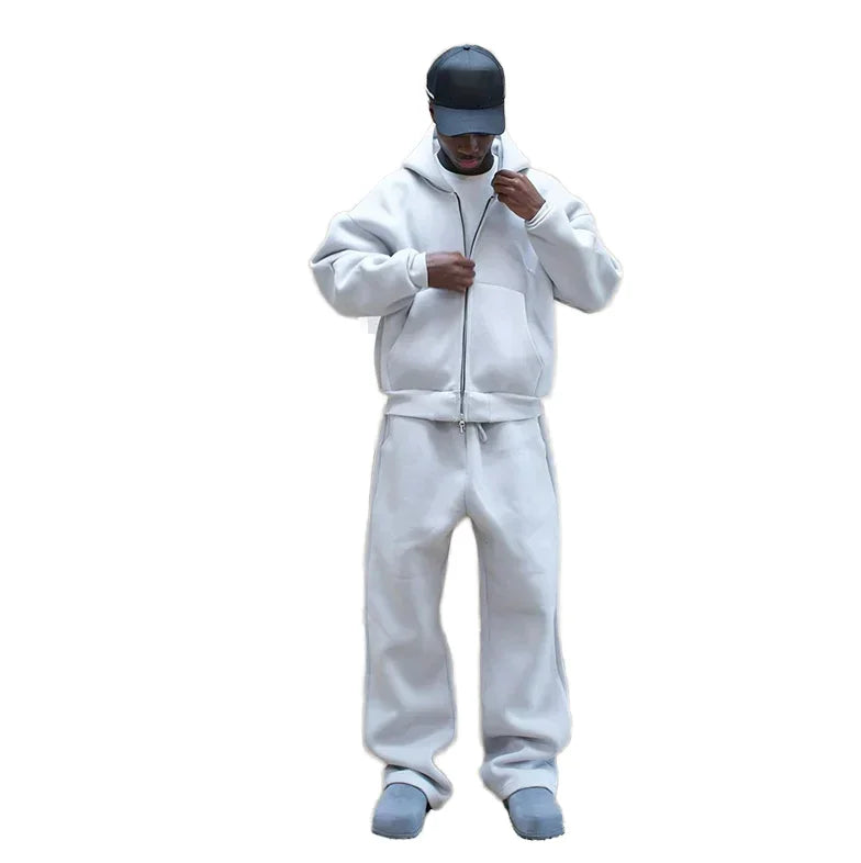 Wholesale High Quality Heavy Weight 100% Cotton 360G Custom Logo Zip Up Hoodie Oversized Hoodies Manufacturers