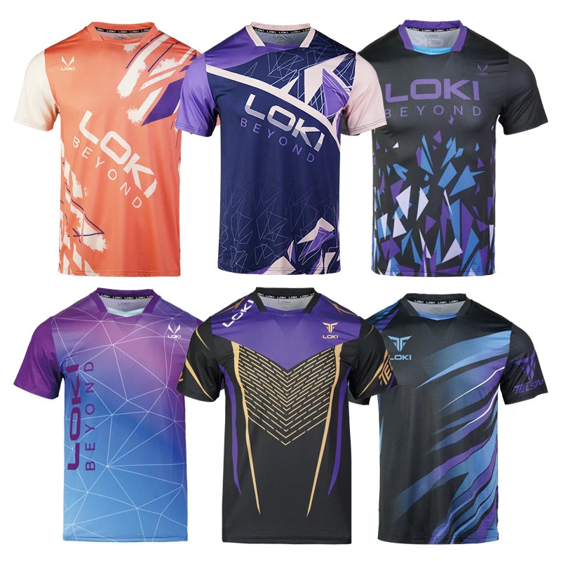 LOKI Sport Wear Quick Dry Men Women Tennis Wear Training Clothes for Table Tennis