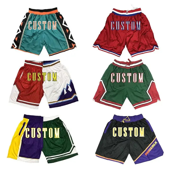 CUICHANG Custom Basketball Shorts Comfortable Polyester Cotton Mens Sport Quick Dry Sublimation Logo Print Mesh Shorts