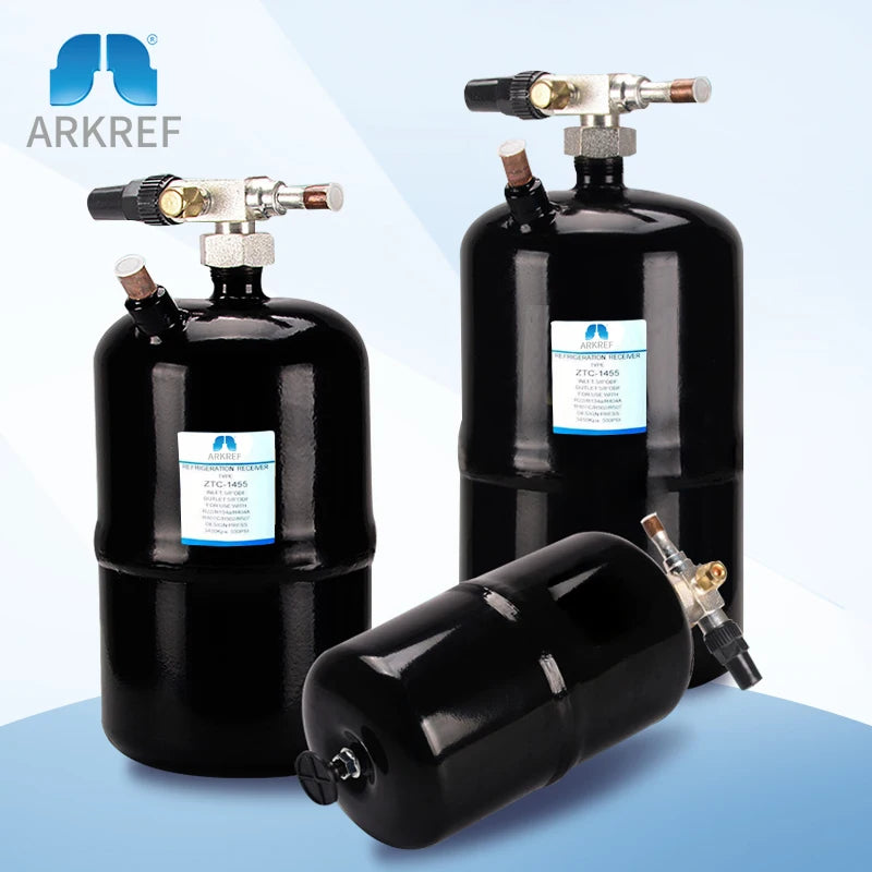 Liquid Refrigerant Receiver With Multi-functons Access Ports Vertical Liquid Refrigerant Receiver